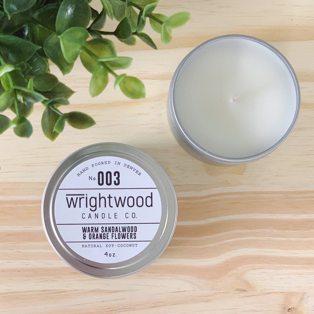 Warm Sandalwood & Orange Flowers  • 4oz